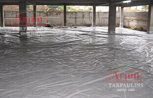 Tarpaulin sheets for basement